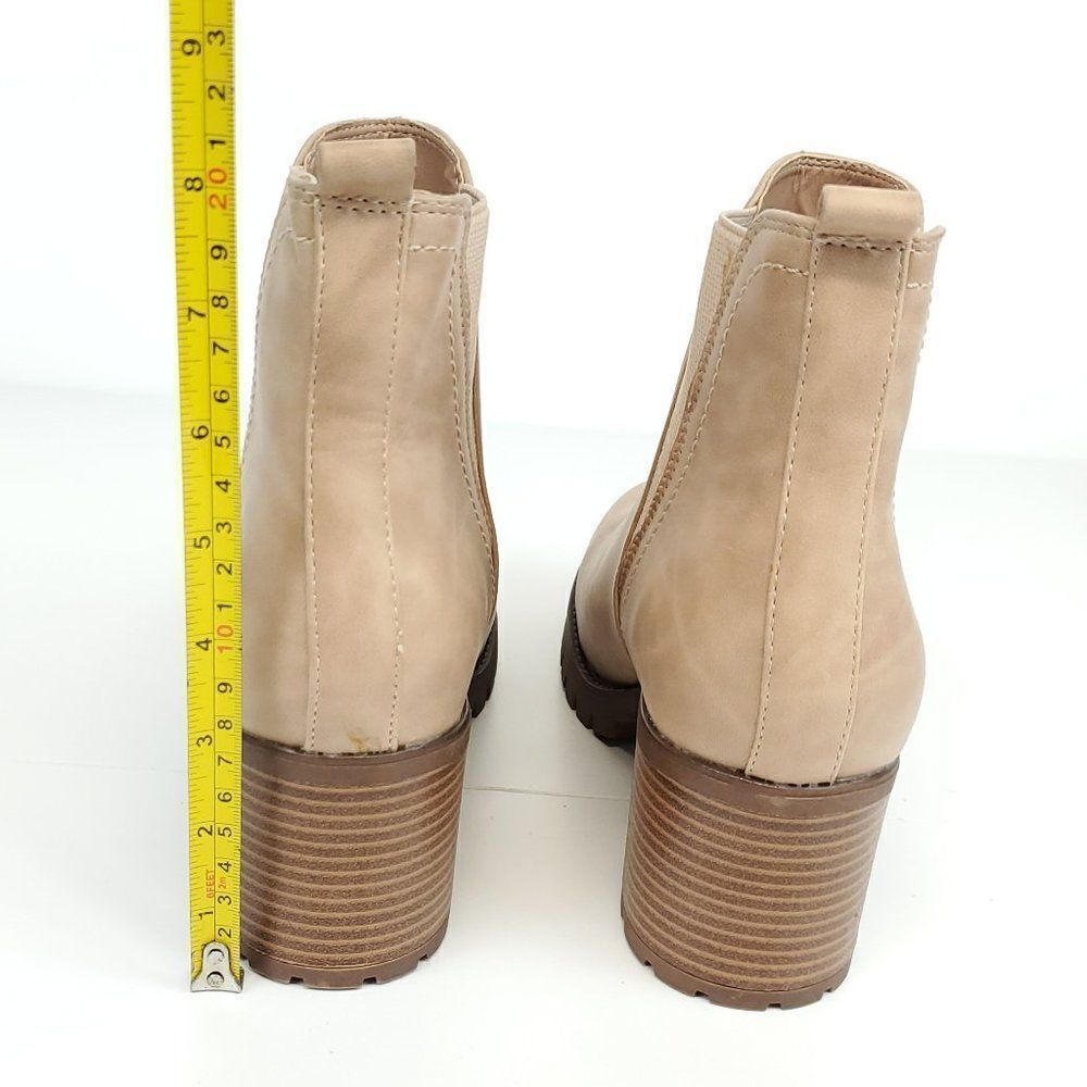 MIA Lylith Chelsea Lug Ankle Boot Size 10 - Picture 10 of 12